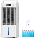 Portable Air Conditioners, 3-IN-1 Swamp Cooler, Evaporative Air Cooler,Remote & Touch Control, 90°+90° Oscillation,LED Screen, Air Coolong Fan for Outdoor Indoor