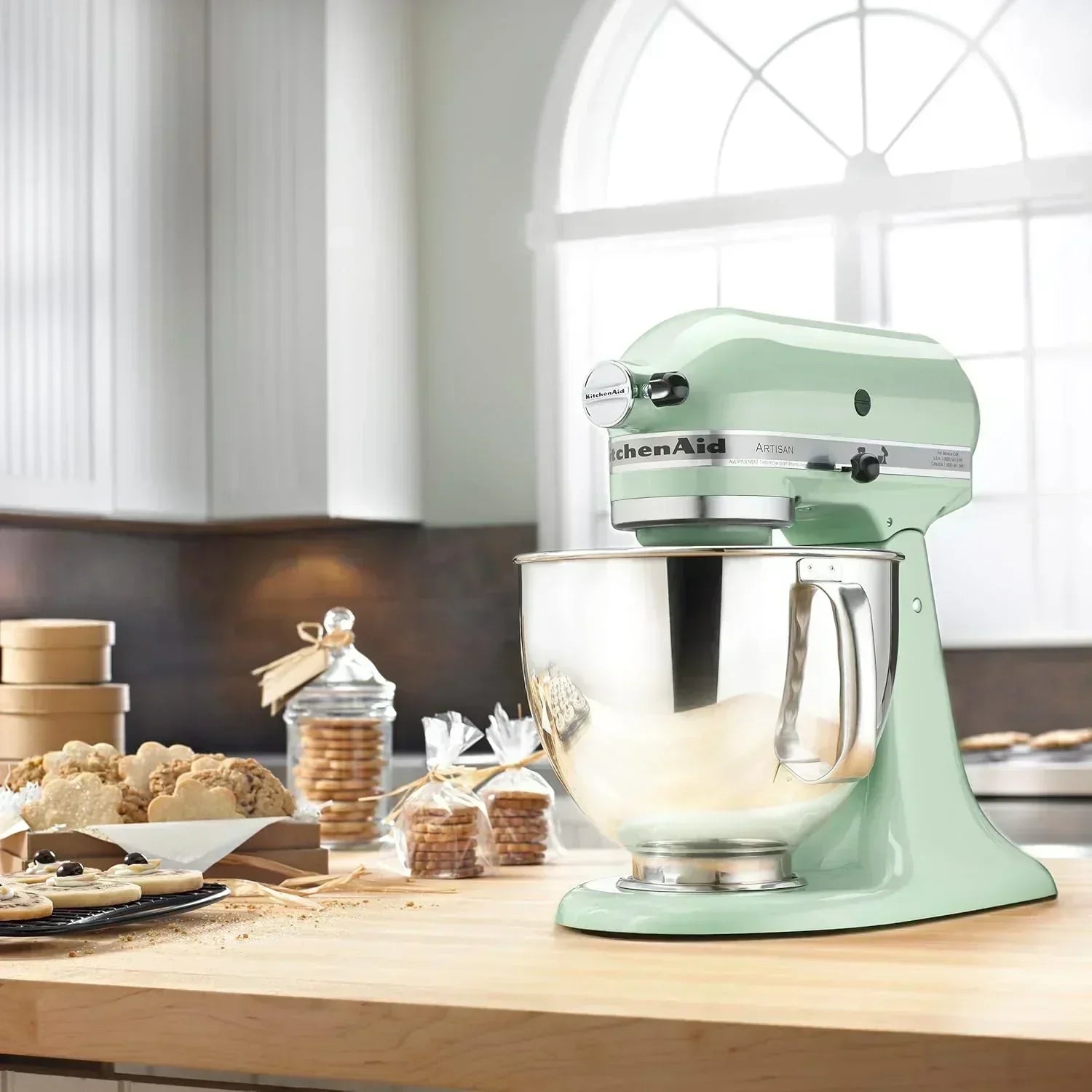 KitchenAid Artisan 5-Quart Tilt-Head Stand Mixer with Pour Flap