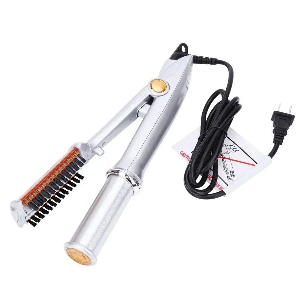 Professional Hair Straightening Iron Curling Iron Straightener Curler Styler