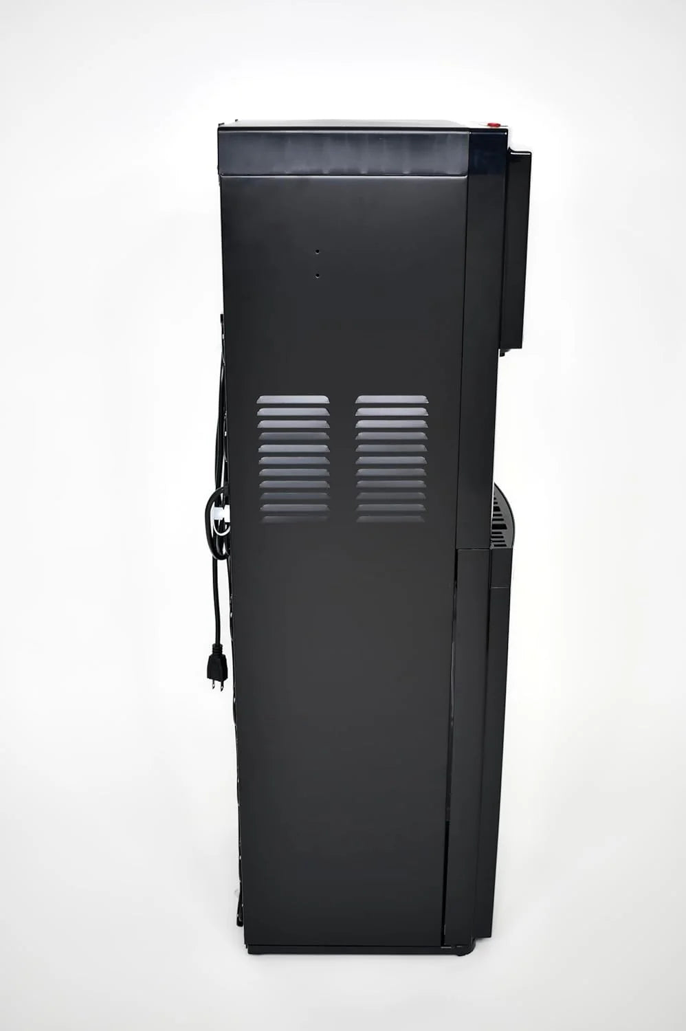 Frigidaire EFWC498 - Top Loading Cooler Dispenser -Hot & Cold Water - Child Safety Lock - Innovative Slim & Sleek Design, Holds 3 or 5 Gallon Bottles - Black