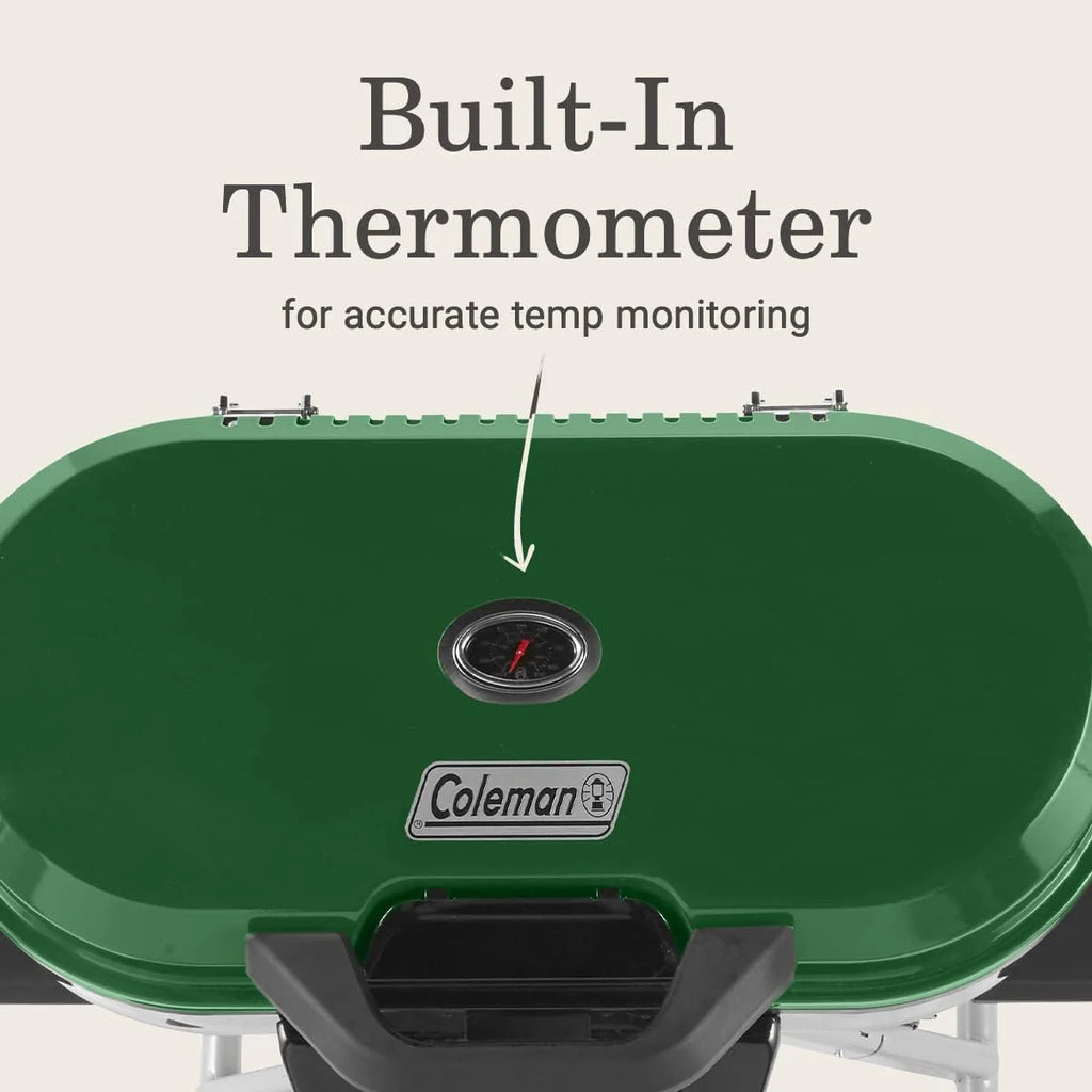 RoadTrip 285 Portable Stand-Up Propane Grill with 3 Adjustable Burners & Instastart Ignition, 20,000 BTUs of Power for Outdoor Cooking, Camping, Tailgating, Grilling, BBQs, & More